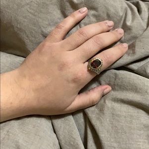 Garnet ring